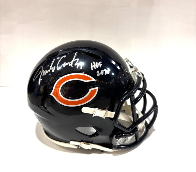 Jimbo Covert Autographed Bears Speed Mini Helmet With HOF Inscription