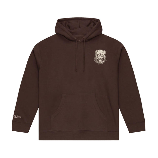 Browns 2026 Mitchell & Ness Men's Beware of the Dawgs Hoodie Pro Football Hall of Fame