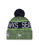 Seahawks 2026 New Era Men's Green Tri-Color Knit Pro Football Hall of Fame