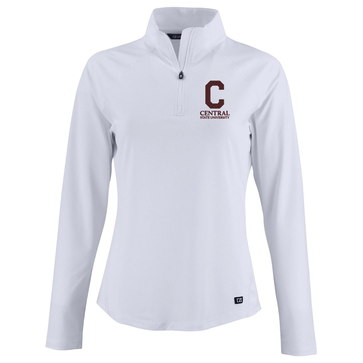 HBCU Team Cutter & Buck Women's Prospect Recycled Featherlight Stretch 1/4 Zip
