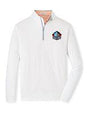 Hall of Fame Men's Peter Millar White Perth Performance 1/4 Zip