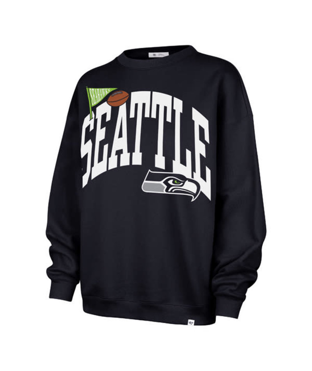 Seahawks 2026 '47 Brand Women's Arched Icon Oversized Crewneck