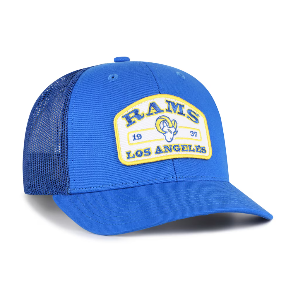 Rams 2026 '47 Brand Men's Roadway Strap Trucker Hat Pro Football Hall of Fame