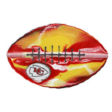 Chiefs Team Pride Recycled Metal Wall Art Football