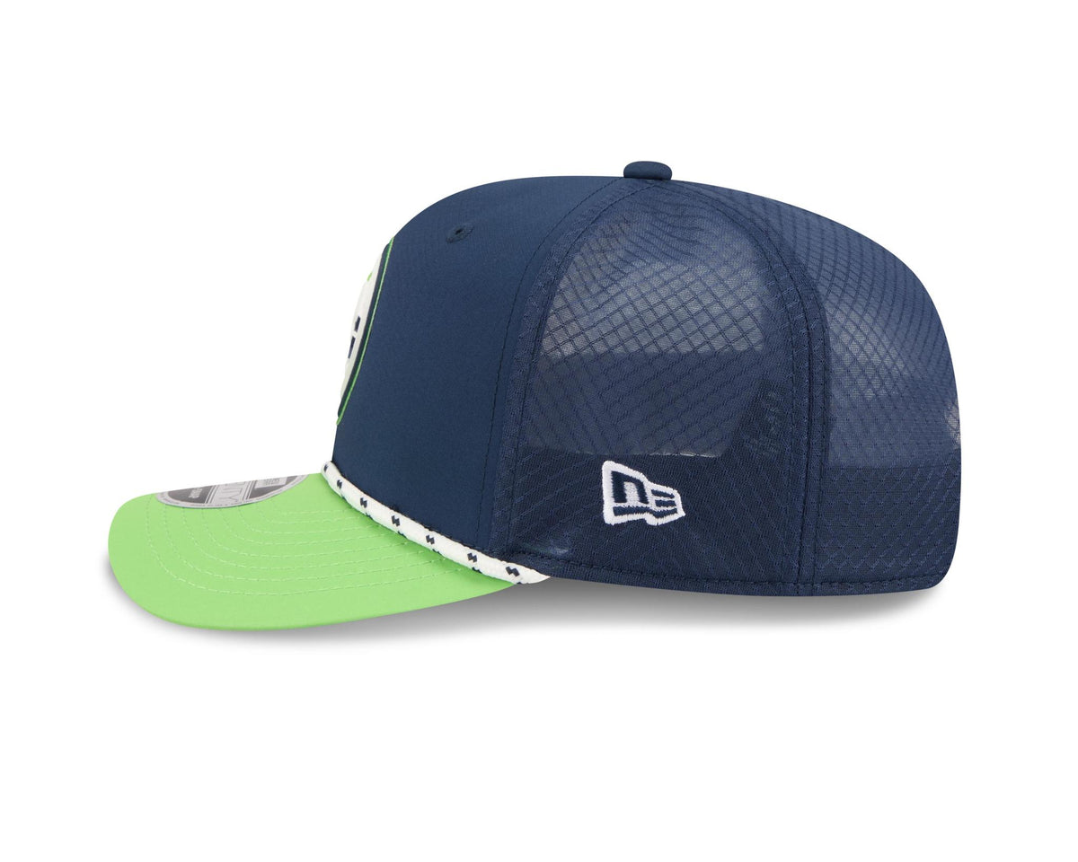Seahawks 2026 New Era Men's 9SEVENTY Stretch Snap Two-Tone Hat Pro Football Hall of Fame