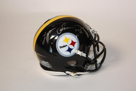 Lynn Swann Autographed Steelers Mini Helmet With HOF Inscription