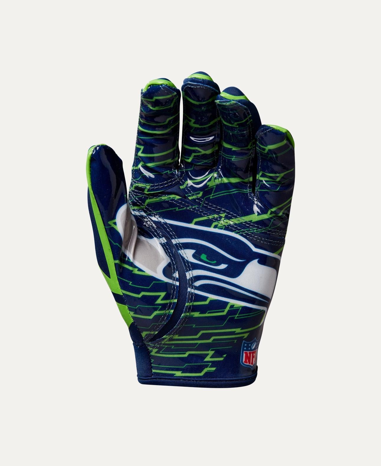 Seahawks 2025 Wilson Youth NFL Stretch Fit Receivers Gloves – Pro