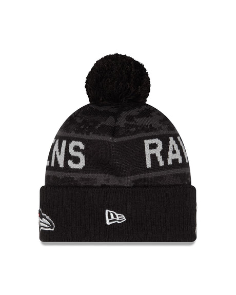 Ravens 2026 New Era Men's Salute to Service Knit Pro Football Hall of Fame
