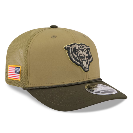 Bears 2025 New Era Men's 9SEVENTY Salute to Service Hat