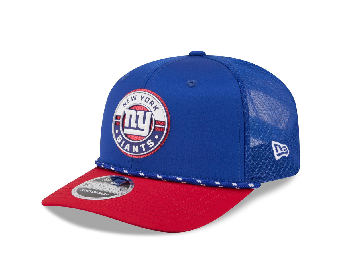 Giants 2026 New Era Men's 9SEVENTY Stretch Snap Two-Tone Hat Pro Football Hall of Fame