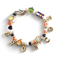 Broncos Motif Beaded Bracelet