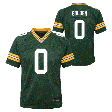 Packers Matthew Golden Youth Nike Game Jersey