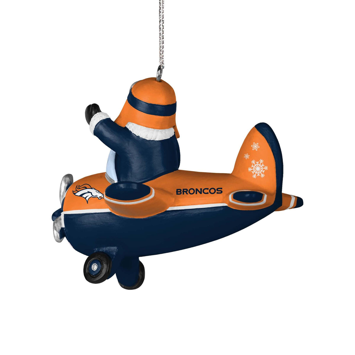 Broncos Santa Airplane Ornament Pro Football Hall of Fame