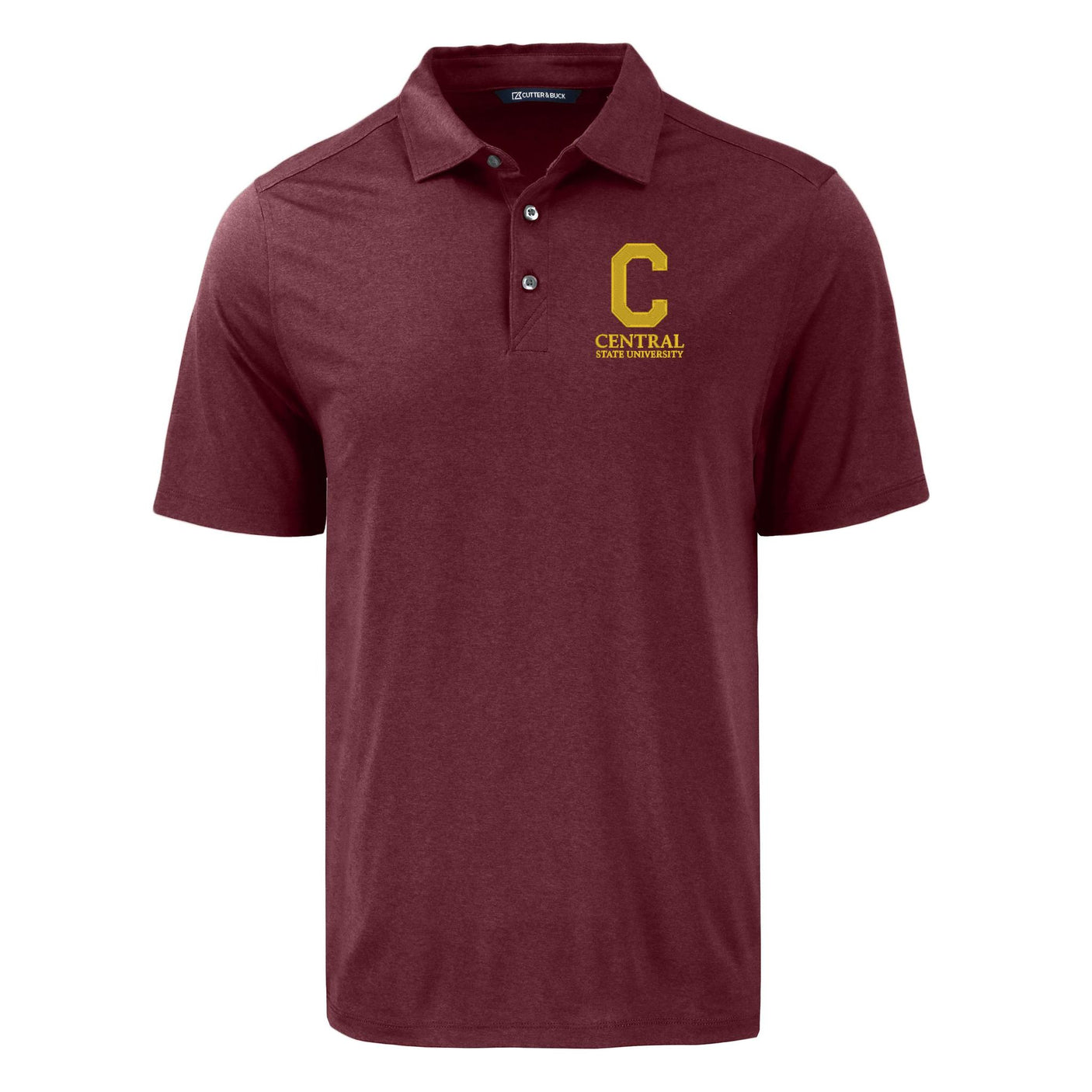HBCU Cutter & Buck Men's Coastline Recycled Double Peached Polo