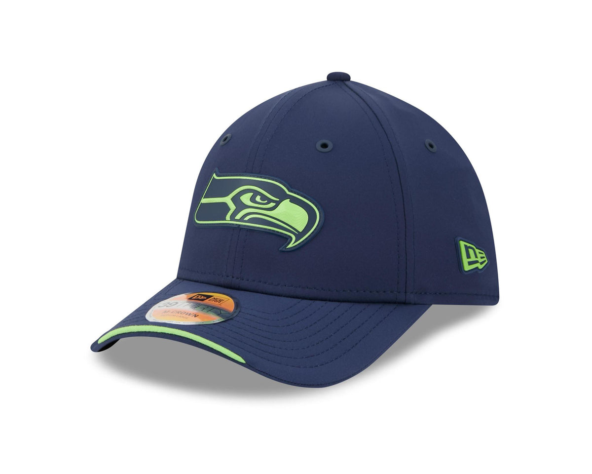 Seahawks 2026 New Era Men's 39THIRTY Sideline Hat Pro Football Hall of Fame