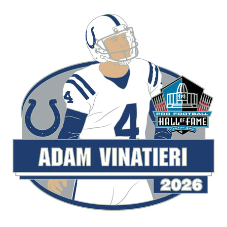 Adam Vinatieri Colts Class of 2026 Action Pin