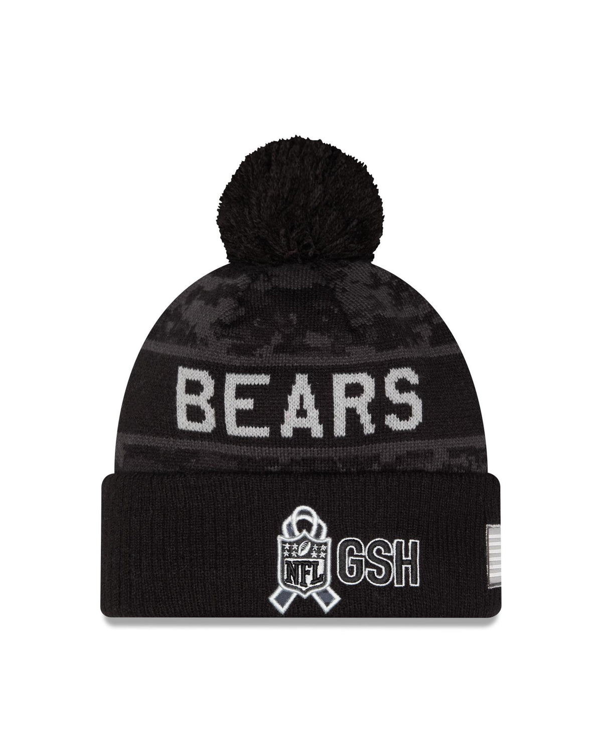 Bears 2026 New Era Men's Salute to Service Knit Pro Football Hall of Fame