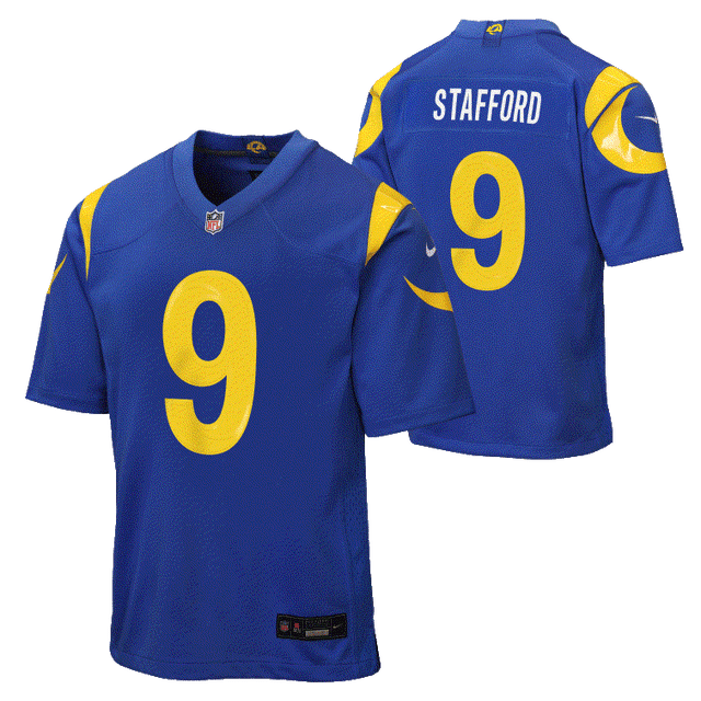 Rams Matthew Stafford 2026 Youth Nike Game Jersey Pro Football Hall of Fame