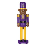 Vikings 14 Inch Bear Nutcracker Pro Football Hall of Fame