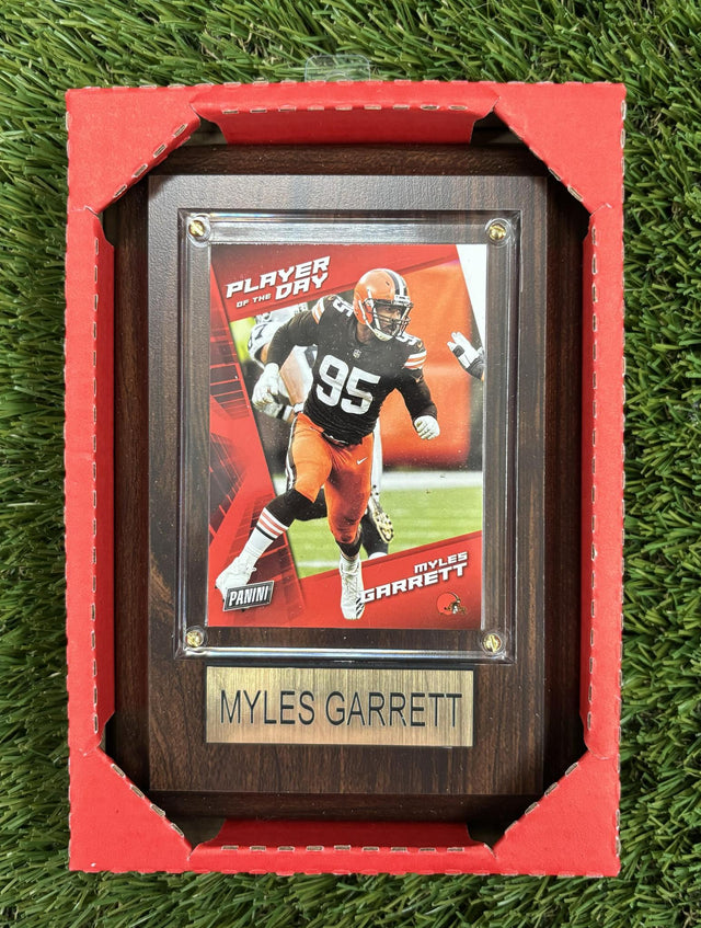Myles Garrett 4x6 Plaque