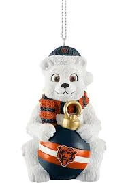 Bears Sitting Polar Bear Ornament