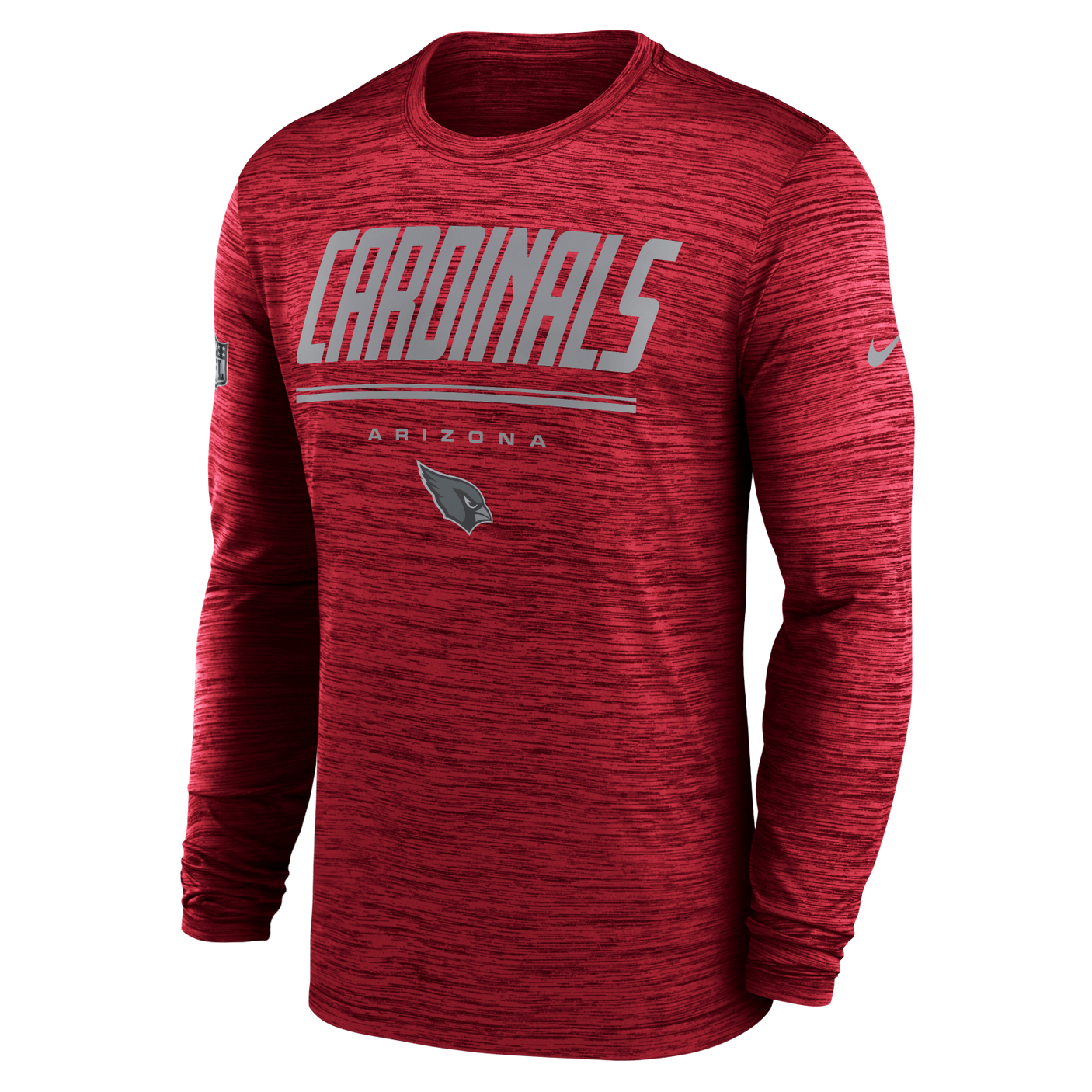 Cardinals 2026 Men's Nike Velocity Crew Long Sleeve T-Shirt