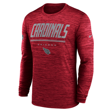 Cardinals 2026 Men's Nike Velocity Crew Long Sleeve T-Shirt
