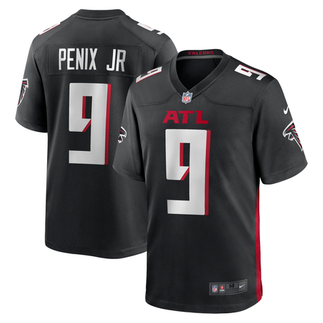 Falcons Michael Penix Jr. Men's Black Nike Game Jersey
