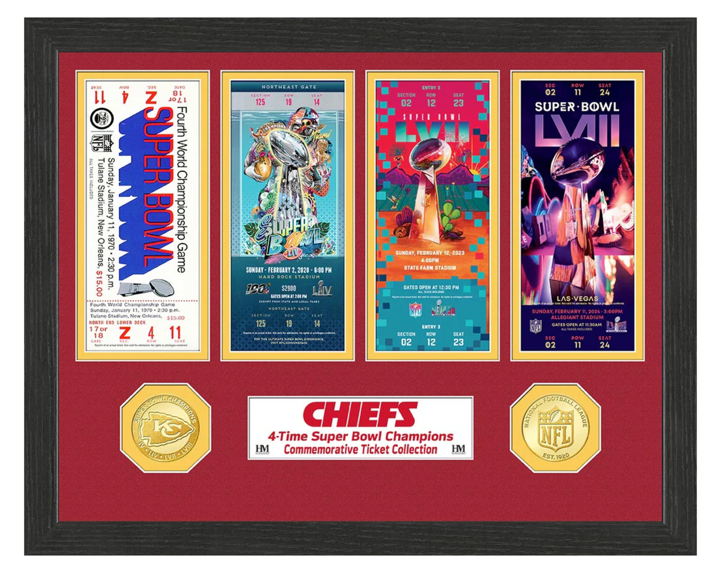 Chiefs Super Bowl Championship Ticket Collection