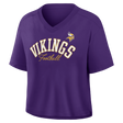 Vikings 2026 Fanatics Women's Oversized High Hip Fashion Top