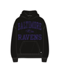 Ravens 2026 '47 Brand Men's Campus Stack Arched Foundation Hoodie Pro Football Hall of Fame