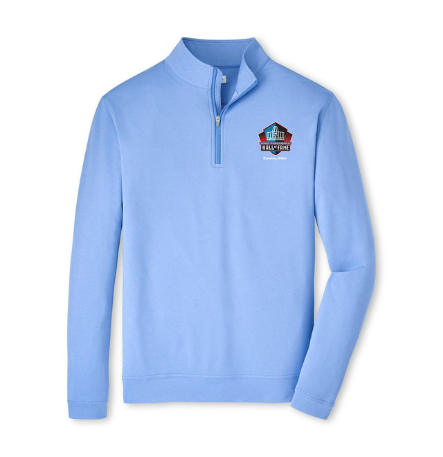 Hall of Fame Peter Millar Men's Bluebird Perth Melange Performance 1/4 Zip