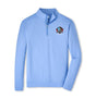 Hall of Fame Peter Millar Men's Bluebird Perth Melange Performance 1/4 Zip