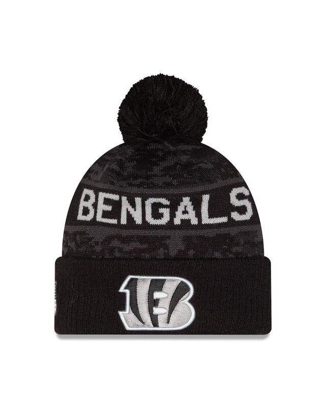 Bengals 2026 New Era Men's Salute to Service Knit Pro Football Hall of Fame