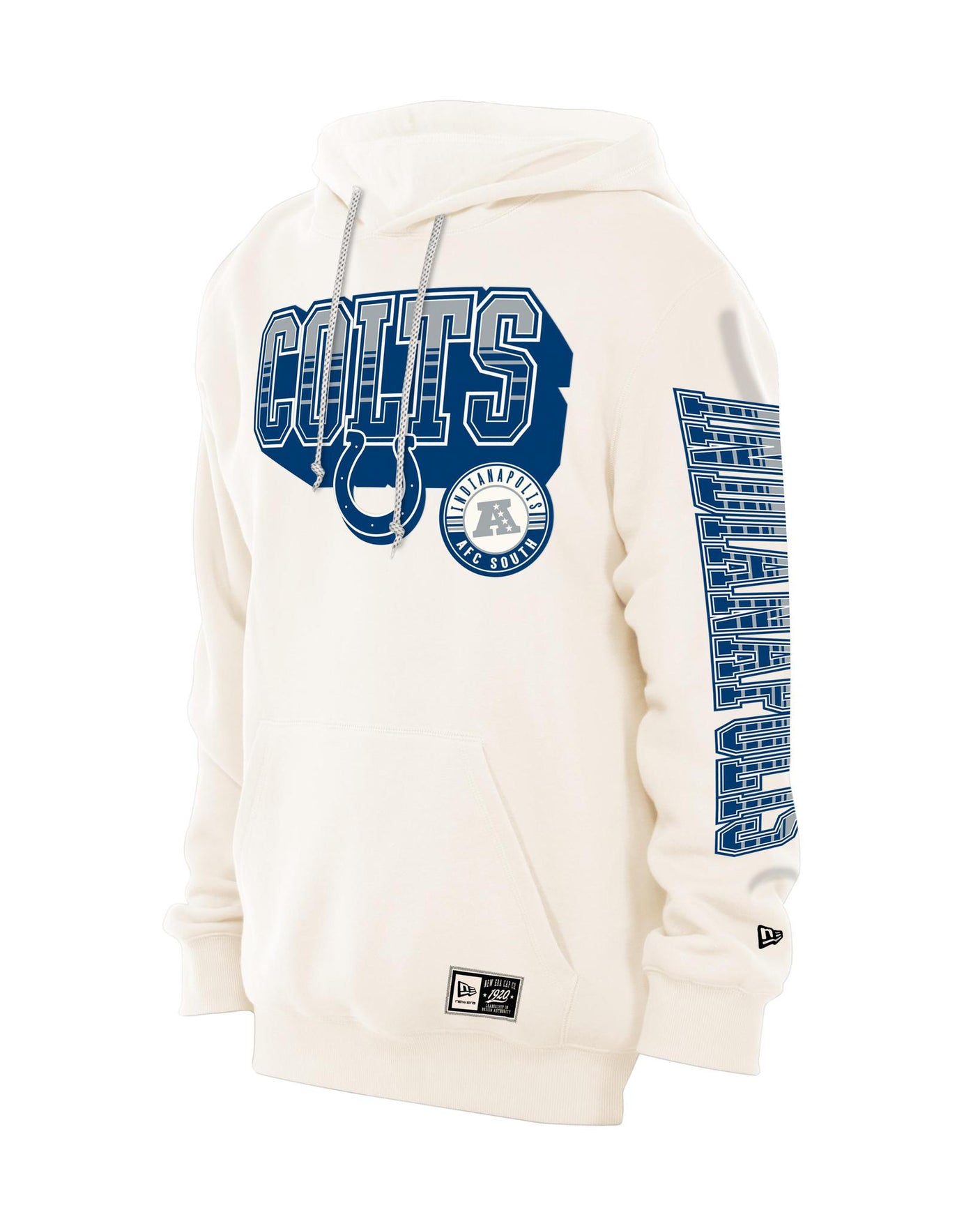 Colts 2026 New Era Men's Dune Dust Hooded Sweatshirt