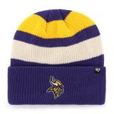 Vikings 2024 '47 Brand Clubhouse Jennings Cuffknit