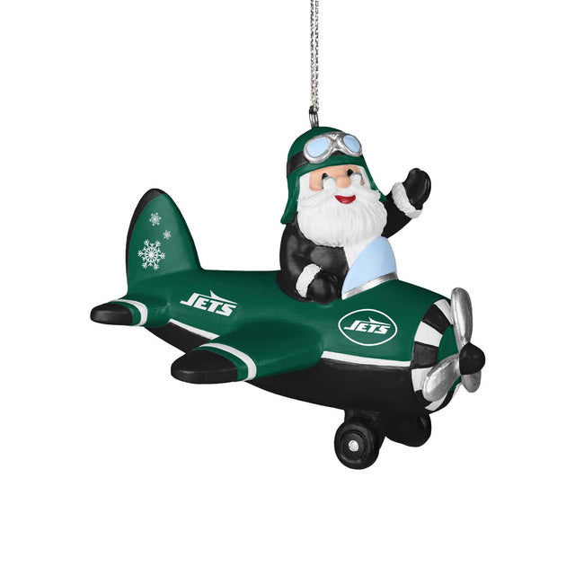 Jets Santa Airplane Ornament Pro Football Hall of Fame