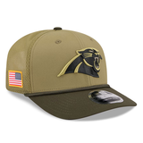 Panthers 2025 New Era Men's 9SEVENTY Salute to Service Hat