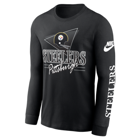 Steelers 2025 Nike Men's Rewind Long Sleeve T-Shirt