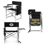 Packers Black Sports Chair