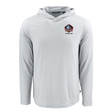 Hall of Fame Cutter & Buck Men's Grey Coastline Recycled Double Peached Hooded Pullover