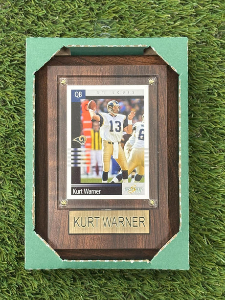 Kurt Warner 4x6 Plaque