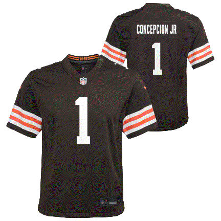 Browns KC Concepcion Jr. Youth Nike Game Jersey Pro Football Hall of Fame