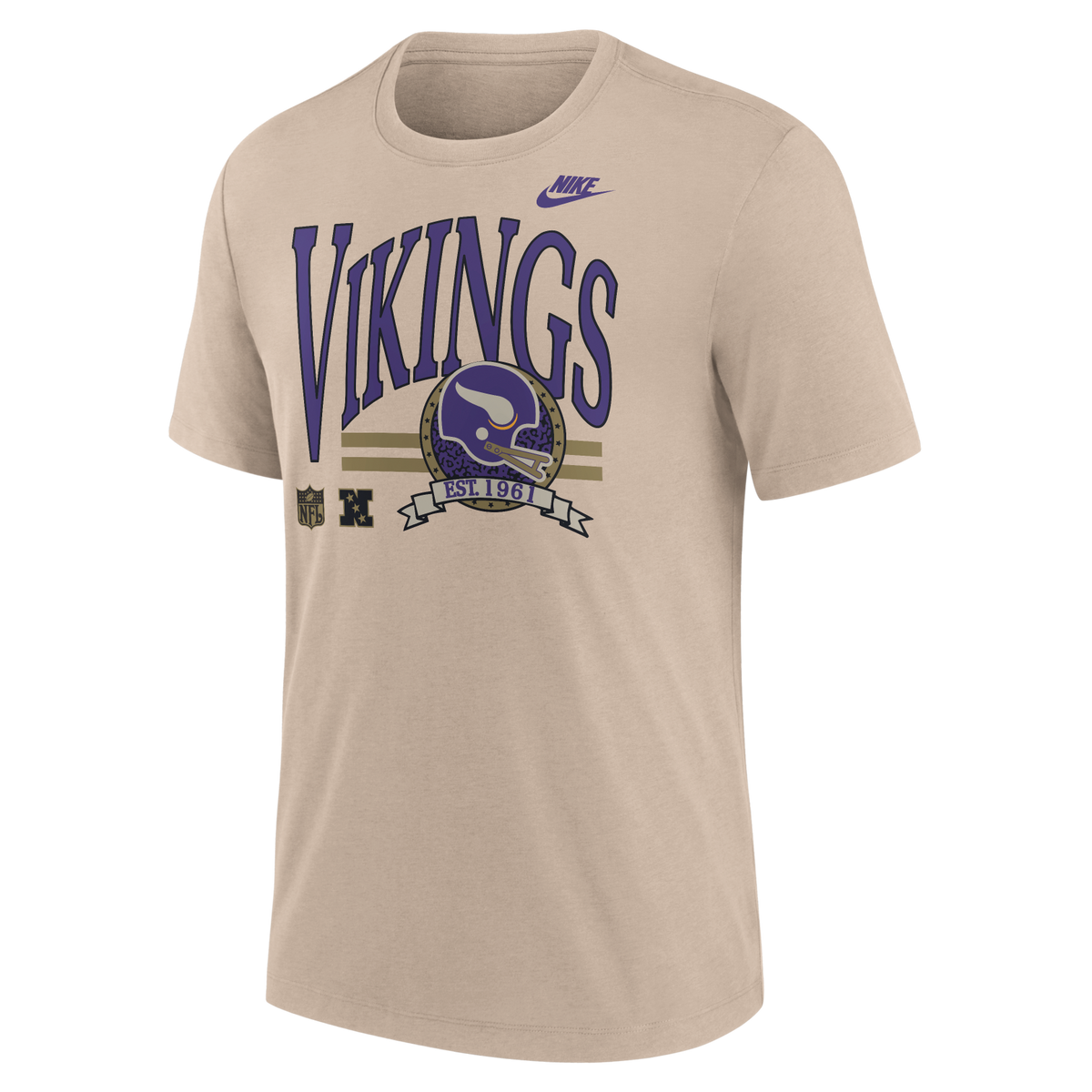 Vikings 2026 Nike Men's Tri-Blend T-Shirt Pro Football Hall of Fame