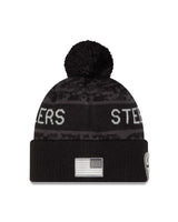 Steelers 2026 New Era Men's Salute to Service Knit Pro Football Hall of Fame