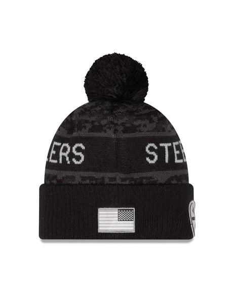 Steelers 2026 New Era Men's Salute to Service Knit Pro Football Hall of Fame