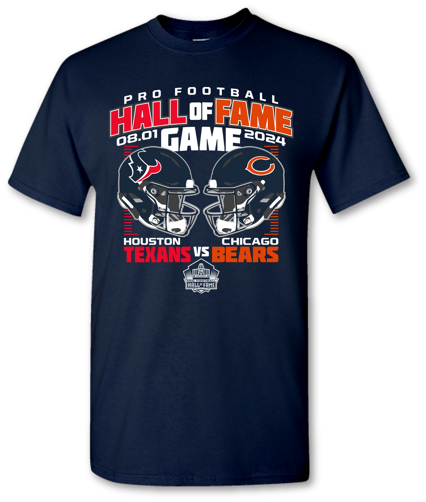 Hall of Fame Men's Dueling Helmet Game T-Shirt 2024