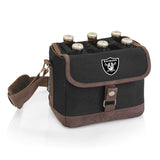 Raiders Beer Caddy Cooler Tote with Opener by Picnic Time