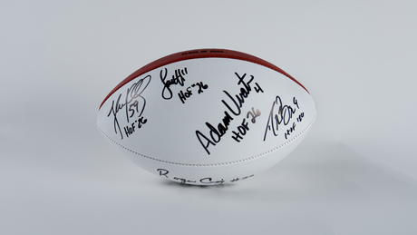 Class of 2026 Autographed Hall of Fame Football