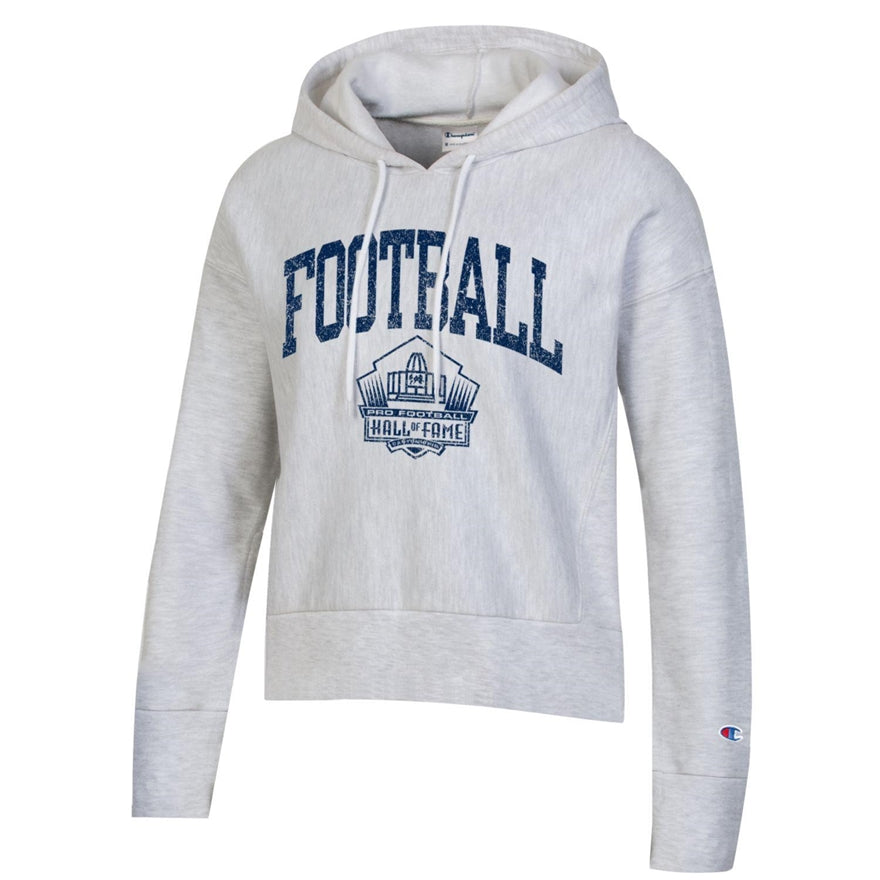 Hall Of Fame Womens Champion Reverse Weave Crop Hood Pro Football Hall Of Fame 7831